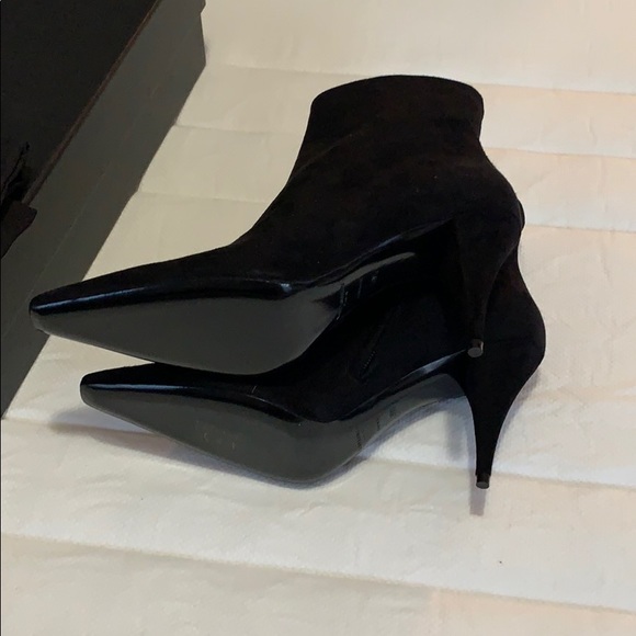 Saint Laurent NWT Authentic Kiki Suede Ankle Boots - Picture 6 of 14